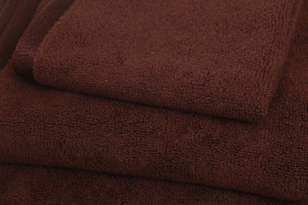 Полотенце махровое Glossy 70x140 см коричневый Texpol 