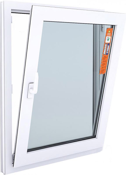 Вікно поворотно-відкидне DECCO 60 800x1200 мм праве