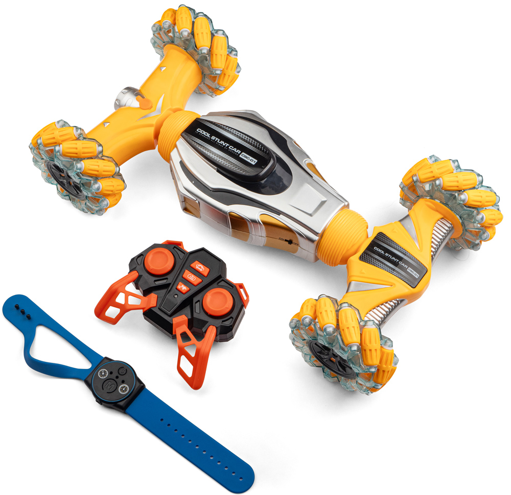 Машинка на радиоуправлении OTAMANKO 4х4 Twist&Drift желтая 532.01.43