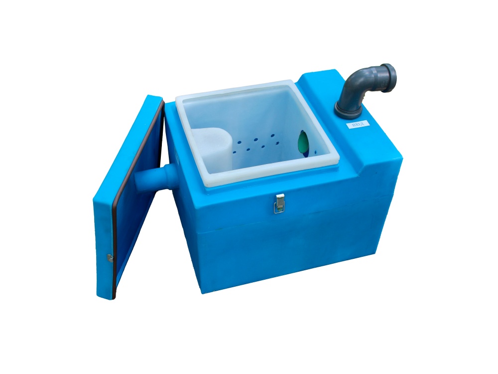 Жировловлювач 50 л з касетою 340x300х340 мм поліетилен