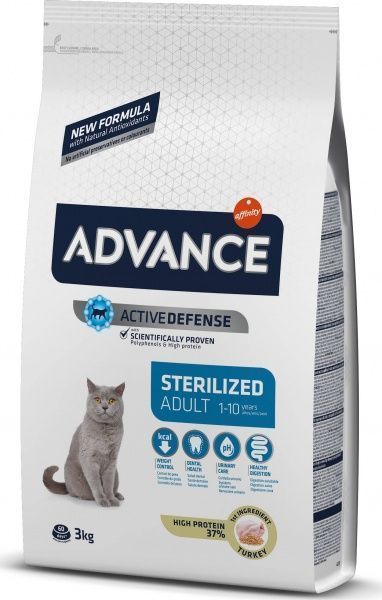 Корм Advance Sterilized з індичкою та ячменем 3 кг