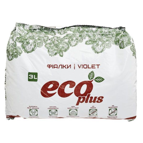 Субстрат Eco Plus для фиалок 3 л