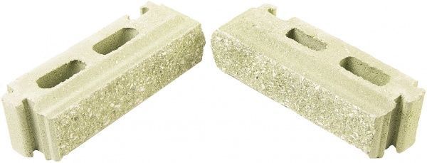 Элемент столба Кая 75x235x75 мм зелено-белый Моноліт-Брук 