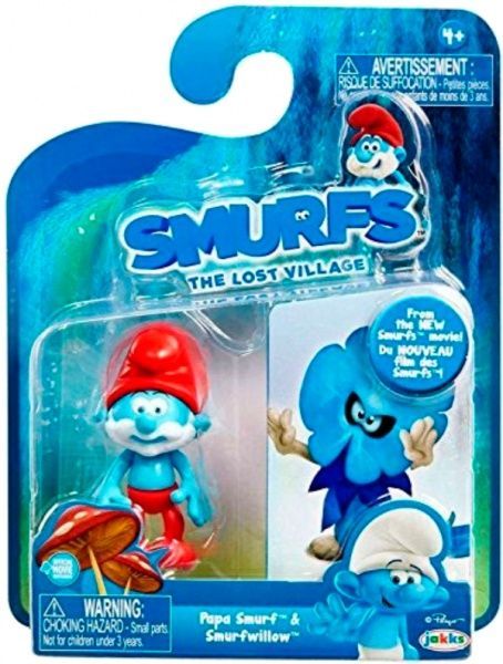 Набір фігурок Jakks Pacific Smurfs Papa Smurf & Smurfwillow 2 шт 96564 (96562) 