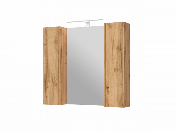 Зеркальный шкаф ЮВЕНТА Bronx - 90 дуб Вотан 