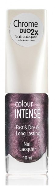 Лак для ногтей Colour Intense NP-303 DuoChrome DU001 темно-розовый с блестками 10 мл 
