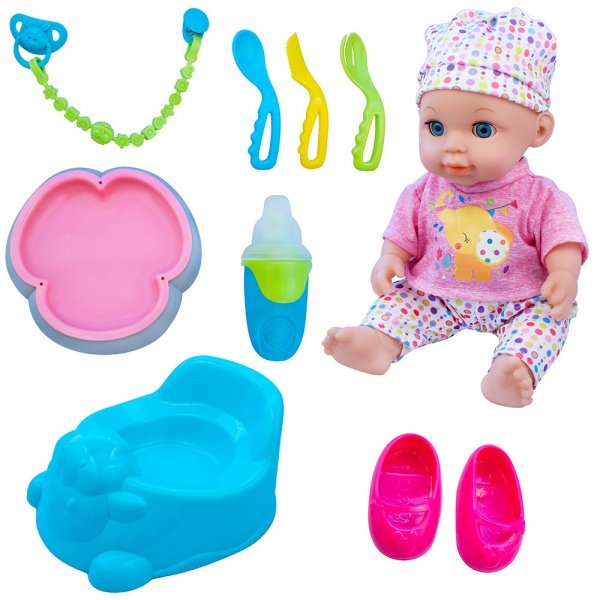 Ігровий набір Shantou Пупс з аксесуарами 8653