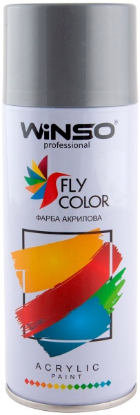 Фарба акрилова срібно-сірий (SILVER GREY/RAL9022) WINSO 450 мл 880340