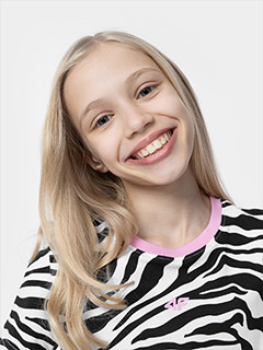 Футболка 4F TSHIRT F1011 4FJSS23TTSHF1011-11A р.140 білий