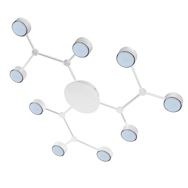 Люстра Светкомплект Atom 9xGX53 білий 