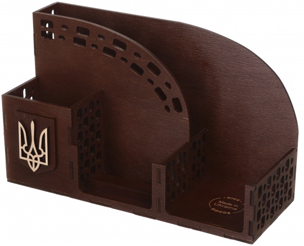 Органайзер настольный Моя страна 27,2x16,4x10,2 см с подставкой для телефона тис Nice goods