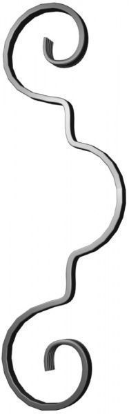 Завиток Радуга-N 12х6мм 202/12х6