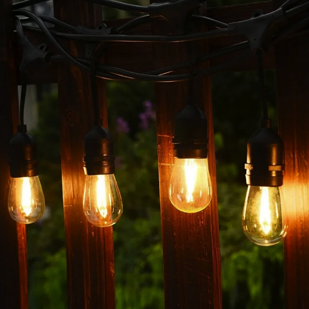 Гирлянда светодиодная Eurolamp 20 м 20xE27 черный G20