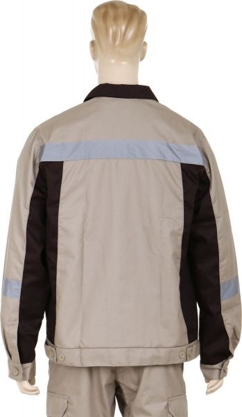 Куртка робоча Торнадо Дакар (3-4) р. 60-62 бежевий із коричневим