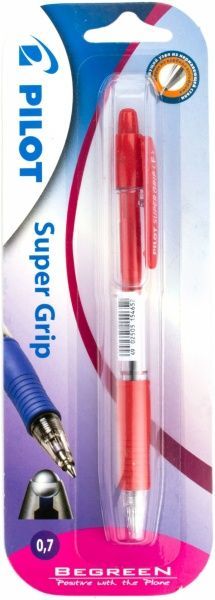 Ручка кулькова Pilot Super Grip BPGP-10R-F-R червона 
