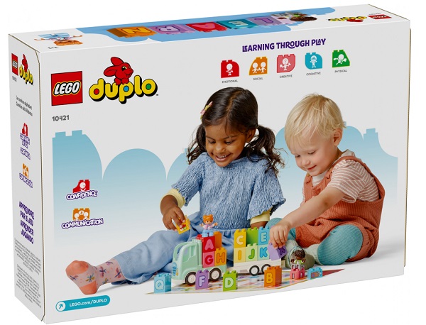 Конструктор LEGO DUPLO Вантажівка з абеткою 10421