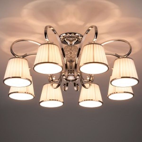 Люстра потолочная Strotskis Tessa 8x40 Вт E14 хром 60088/8