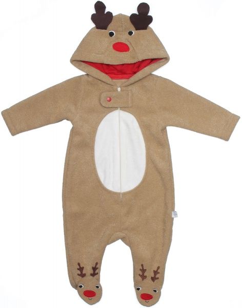 Комбинезон детский Фламинго праздничный 425-902 р.74 бежевый 