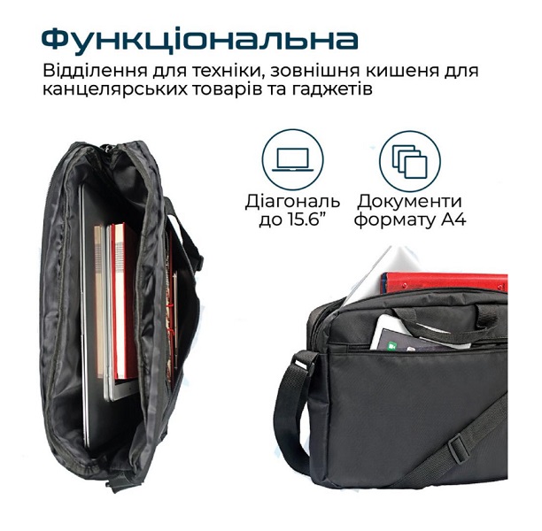 Сумка Promate Gear-MB 15.6