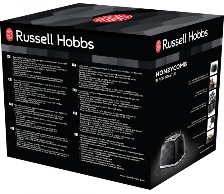 Тостер Russell Hobbs 26061-56 Honeycomb Black
