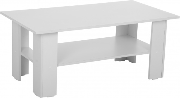 Стіл журнальний Класік-2 білий 600x1100x475мм 