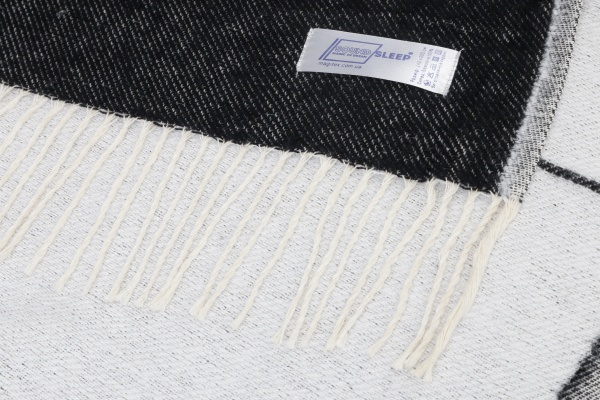 Плед by Andre TAN Список бажань 140x200 см чорний SoundSleep 