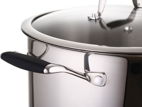 Кастрюля со стеклянной крышкой Nature 24 см 6,3 л Flamberg Premium