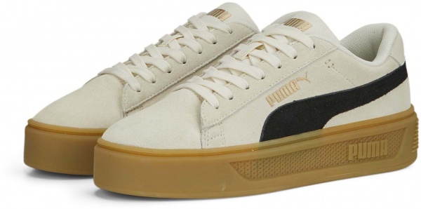 Кеди Puma SMASH PLATFORM V3 SD PRISTINE-PUMA BLACK 39194201 р.39 бежевий