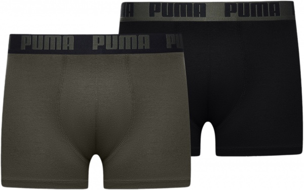 Труси Puma BASIC BOXER 2P FOREST 90682370 р.L різнокольоровий