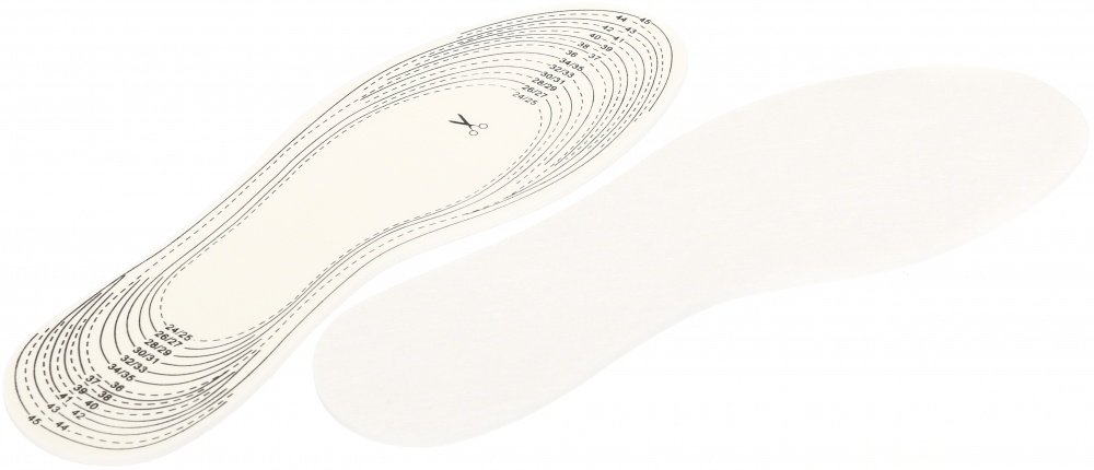 Стельки фетровые универсальные р.37-46 белый