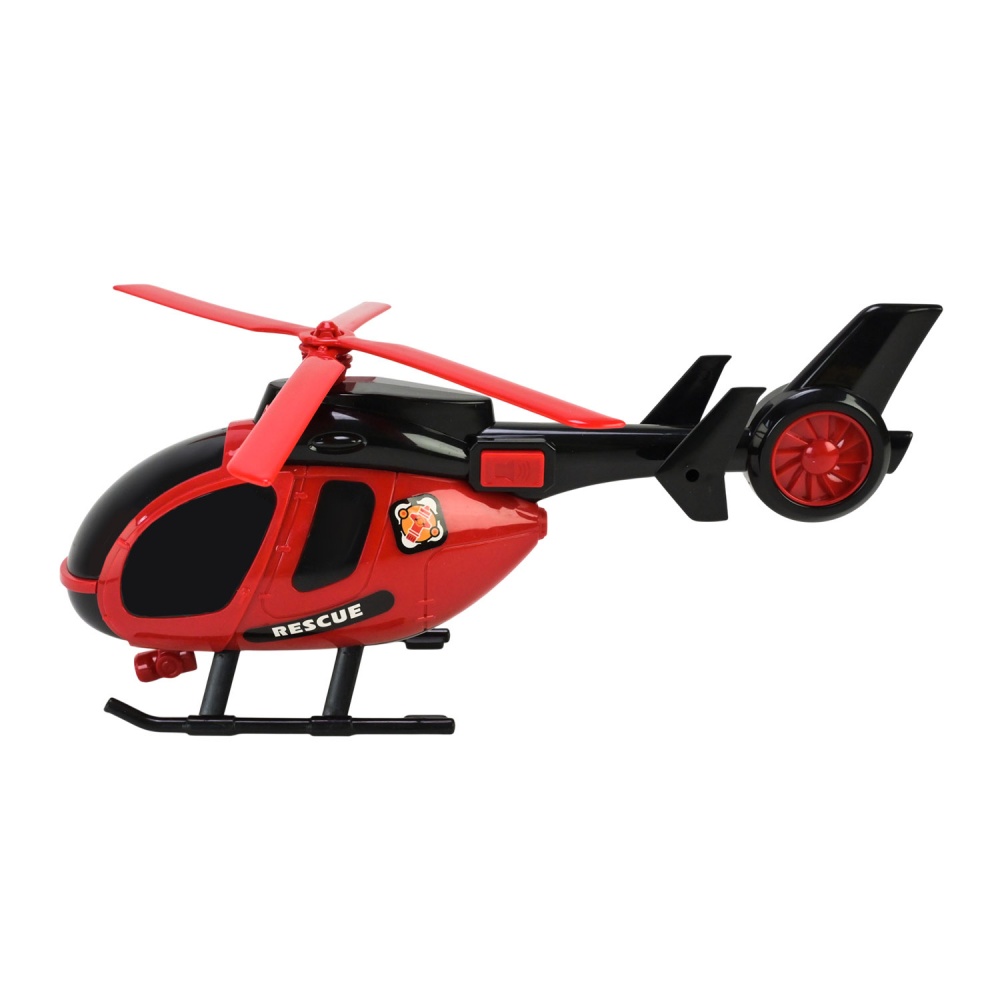 Ігровий набір транспорту Shantou Пожежні службі, вертоліт та машинка JP588-84A