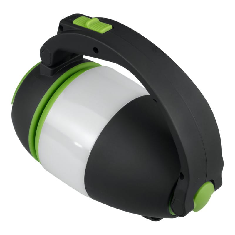 Фонарь аккумуляторный DPM LED SP0414 180 Lm черный с зеленым