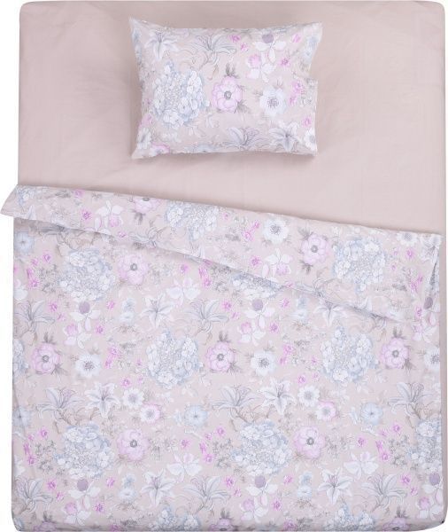 Комплект постільної білизни Сардинія Блу 1,5 рожевий із малюнком La Nuit 