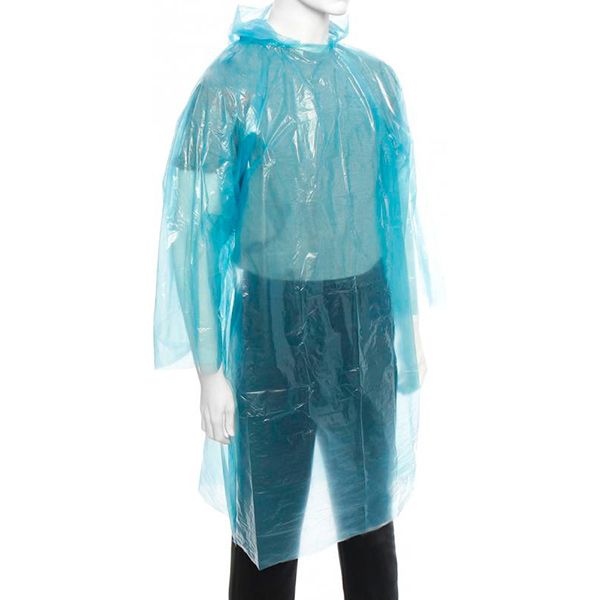 Дощовик тонкий суцільний р. XL зріст універсальний Раскраски-Україна ТОВ блакитний