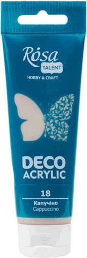 Фарба акрилова капучино матова 322218 75 мл Rosa Talent