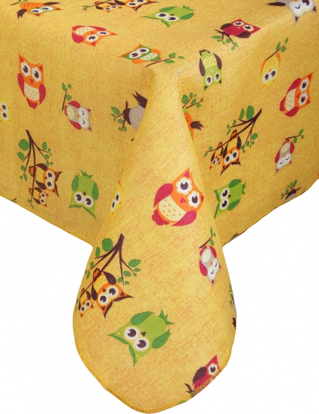 Скатерть Ginestra 120x160 см желтый Gemitex 