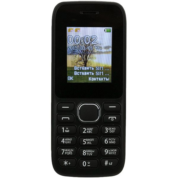 Телефон мобільний Bravis Ray black