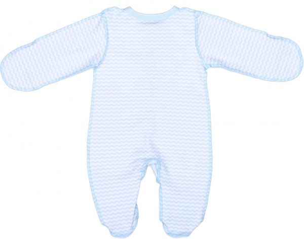 Комбінезон дитячий для хлопчика Маленькие люди зигзаги 9301-110 р.56 блакитний 
