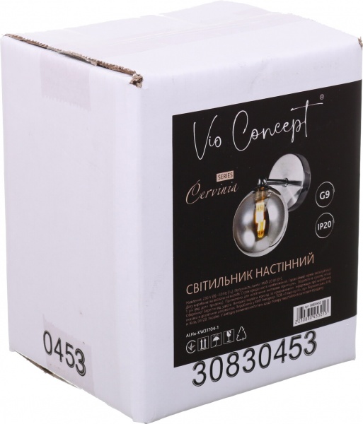 Світильник настінний Accento lighting Cervinia 1x20 Вт G9 хром ALHu-KW31704-1 