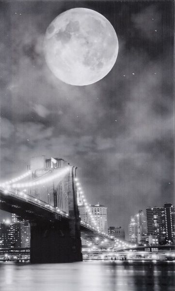 Картина модульная 4 части Города G-885 (2 - 53х32, 2 - 24х70) 118x75 см Е0078 