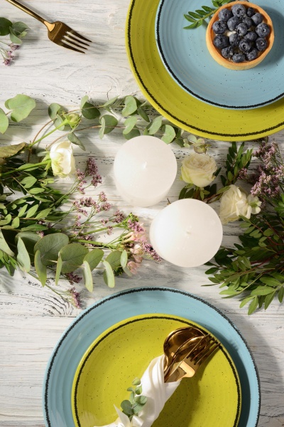 Тарілка супова Spiral 21 см лазурний (A2345S/G138) Cesiro