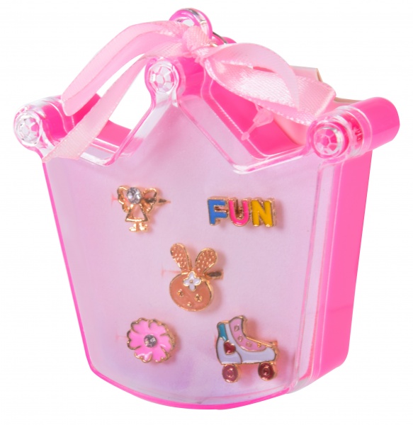 Набор детских колечек Корона 5 шт./уп. KB2123 (ассортимент)