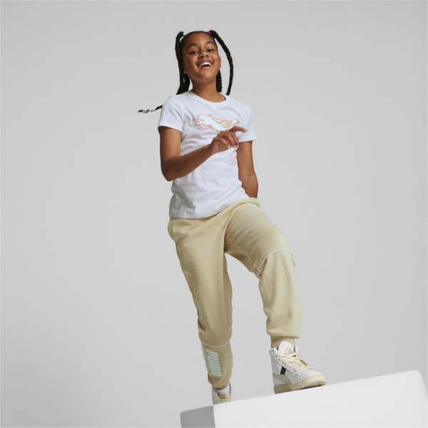 Штани Puma POWER COLORBLOCK HIGH-WAIST PANTS FL G 67020667 р. 128 бежевий