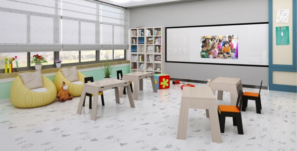 Ламинат YILDIZ Entegre Kids V4 fisher 32/АС4 8 мм 