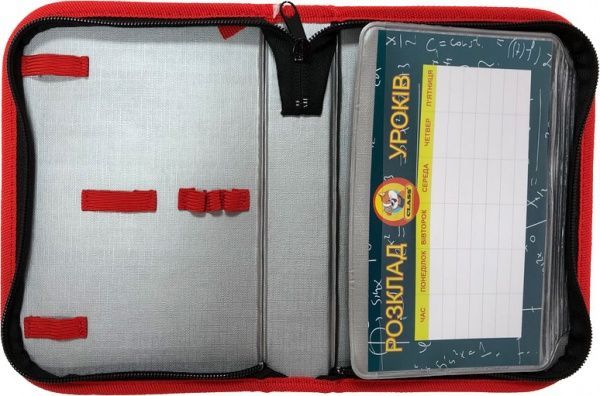 Пенал 1 отворот Racing Team 99109 CLASS красный