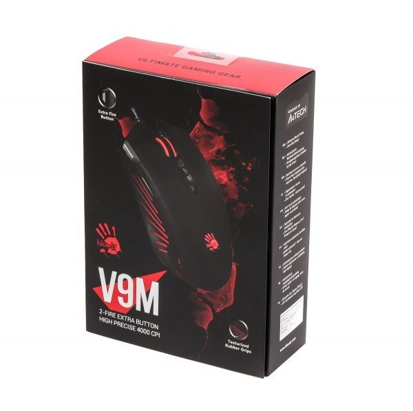 Мишка A4Tech V9M Bloody black 