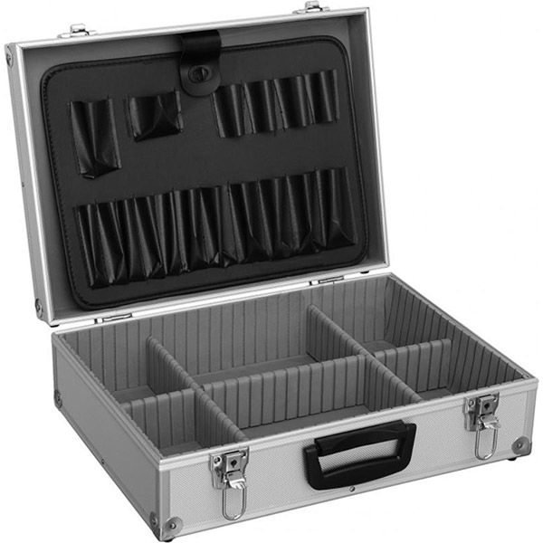 Чемодан для инструмента Compass F-147 серебристый