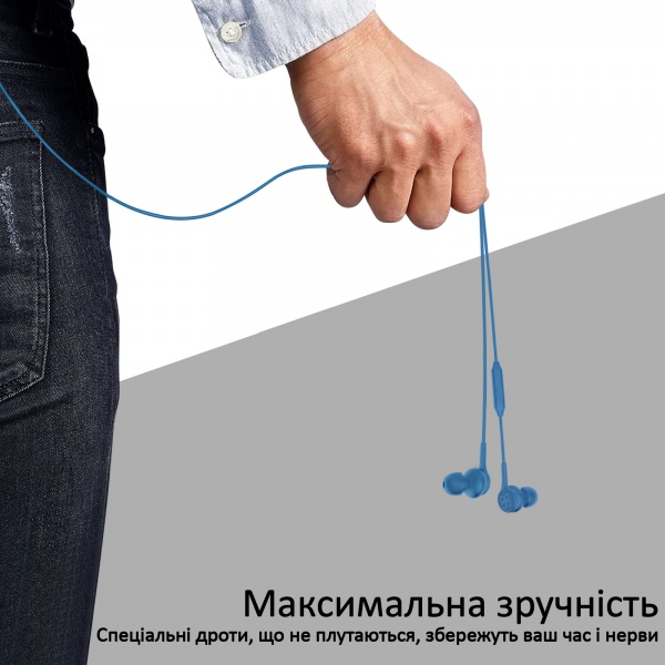 Навушники Promate Duet blue (duet.blue) 