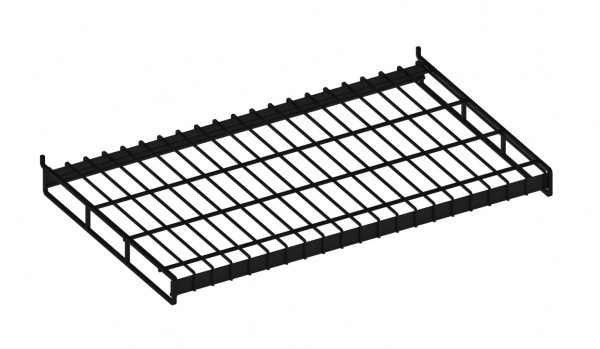 Полиця до гардеробної системи Kolchuga Smart Edition 600х350 мм чорний