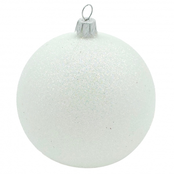 Ялинкова іграшка MISLT Шар d 15 см 15 см білий